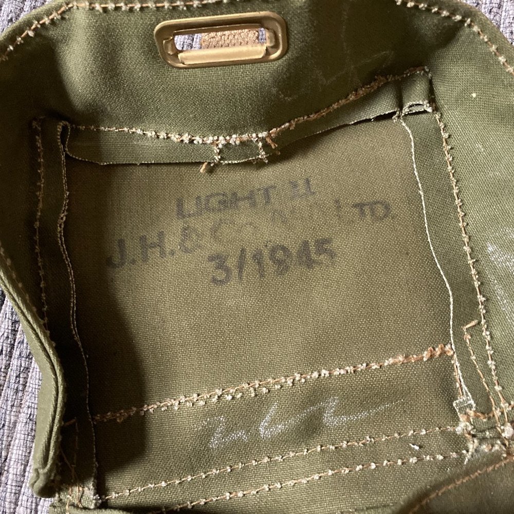 Vintage 1945, US Military Light II J.H. & Co. LTD. Bag Case - Picture 6 of 9